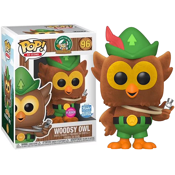 Funko Pop! Ad Icons Woodsy Owl 96 Exclusivo Flocked