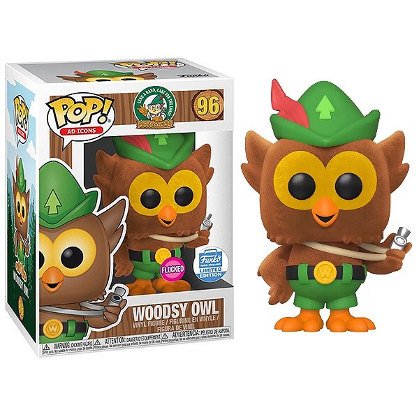 Funko Pop! Ad Icons Woodsy Owl 96 Exclusivo Flocked