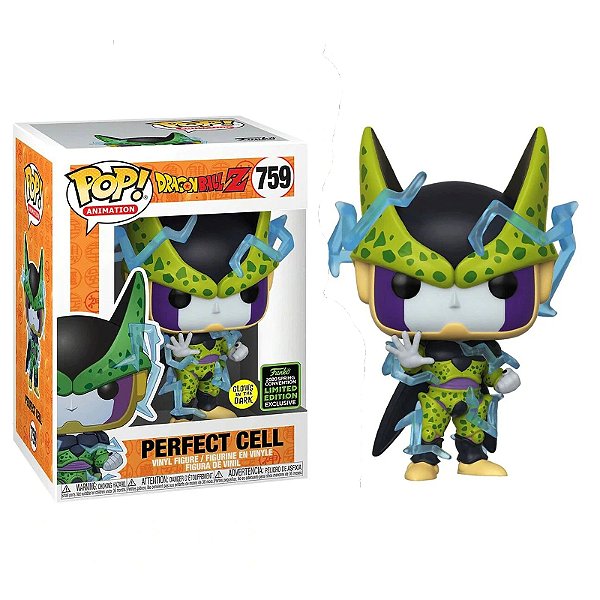 Funko Pop! Animation Dragon Ball Z Perfect Cell 759 Exclusivo Glow