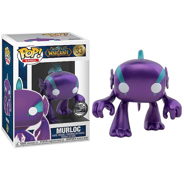 Funko Pop! Games World Of Warcraft Murloc 33 Exclusivo Metallic