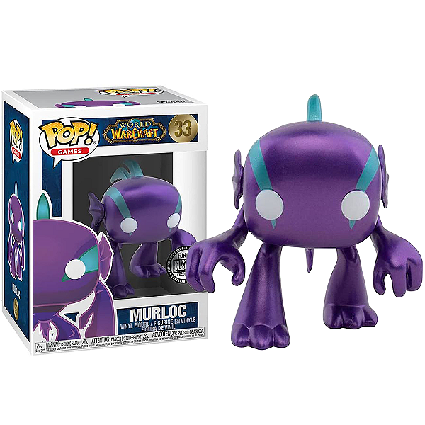 Funko Pop! Games World Of Warcraft Murloc 33 Exclusivo Metallic