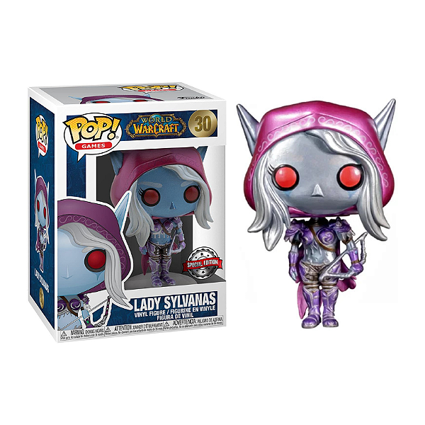 Funko Pop! Games World Of Warcraft Lady Sylvanas 30 Exclusivo Metallic