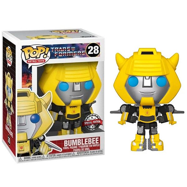 Funko Pop! Filmes Transformers Bumblebee 28 Exclusivo