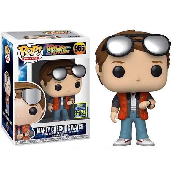 Funko Pop! Filme De Volta Para o Futuro / Back To The Future Marty Checking Watch 965 Exclusivo