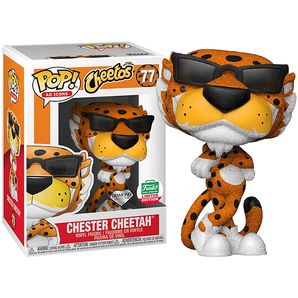 Funko Pop! Ad Icons Cheetos Chester Cheetah 77 Exclusivo Diamond