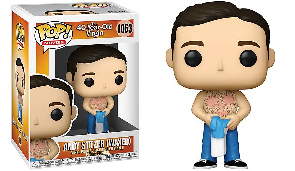 Funko Pop! Filme O Virgem de 40 Anos Andy Stitzer Waxed 1063