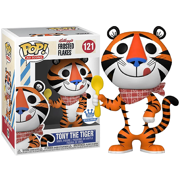 Funko Pop! Ad Icons Kellogs Sucrilhos Frosted Flakes Tony The Tiger 121 Exclusivo