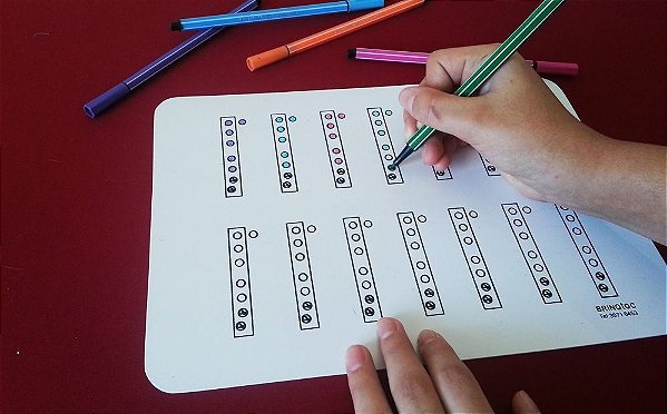 Diagrama da Flauta Doce em PVC para Estudo de Digitação – A18 | Método Brinqtoc