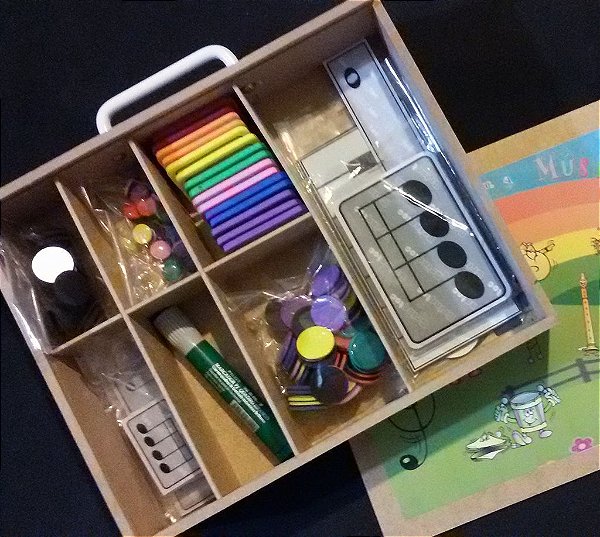 Kit do Professor para Leitura e Escrita Musical – Conjunto Completo de Materiais – A02 | Método Brinqtoc
