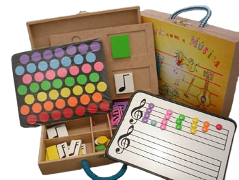 Kit do Aluno – Encantando com a Música | Volume 1 A37 | Método Brinqtoc