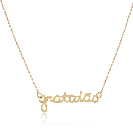 GARGANTILHA GRATIDÃO