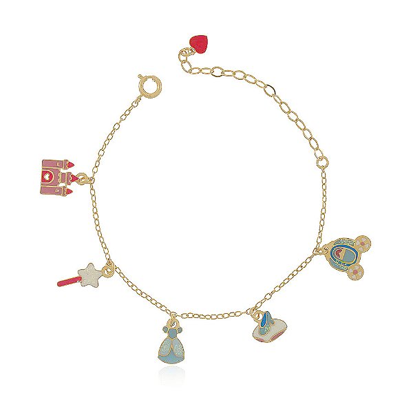 PULSEIRA INFANTIL PRINCESA VESTIDO AZUL