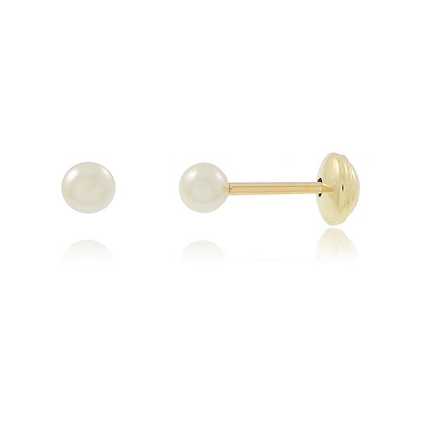 BRINCO DE PÉROLA 4,0 MM TARRACHA BABY