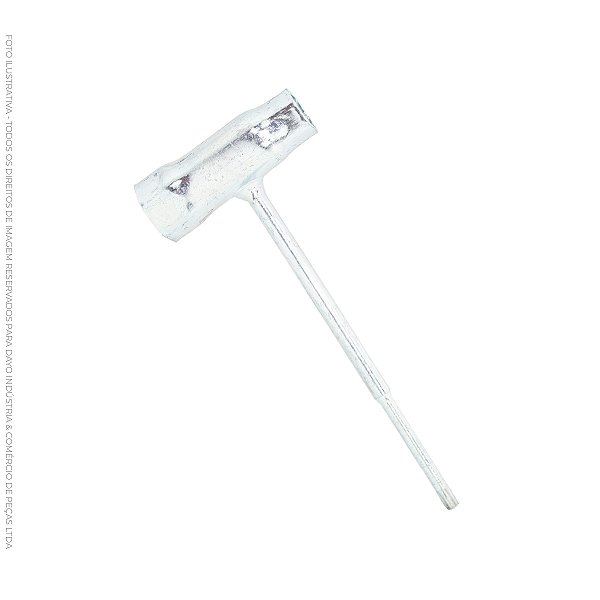 Chave de vela combinada modelo torx 13x19 cabo 13cm