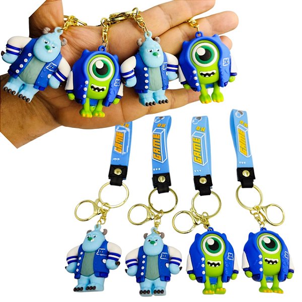 DUPLA CHAVEIRO MIKE E SULIVAN FUNKO - ( MONSTROS S/A) 2 PEÇAS