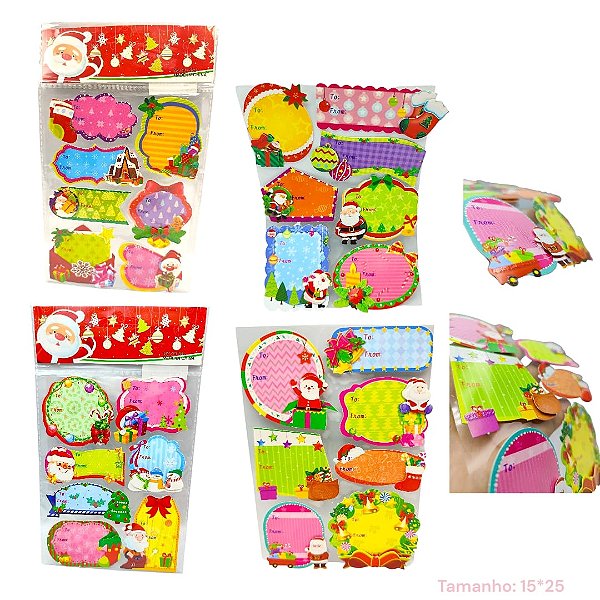 ETIQUETA NATAL - CARTELA