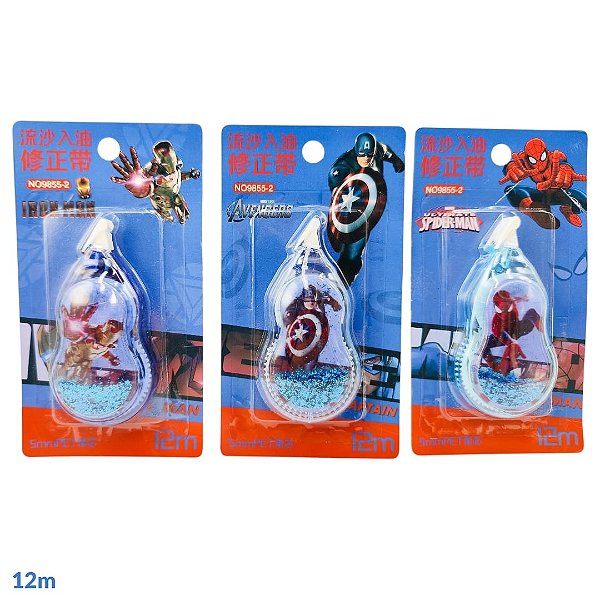 FITA CORRETIVA GLITTER HOMEM ARANHA - UNIDADE