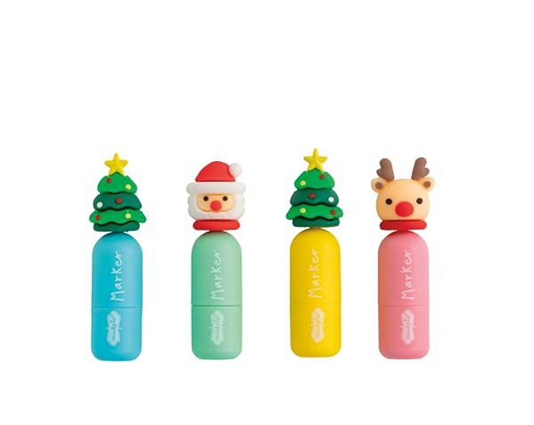 MARCA TEXTO MINI NATALINO - UNIDADE CORES DIVERSAS