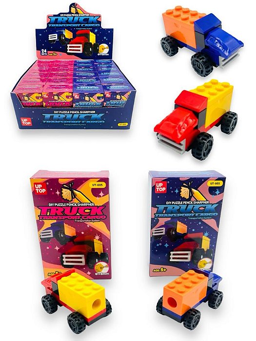 APONTADOR MONTAVEL LEGO CAMINHÃO OU HELICOPTERO - UNIDADE