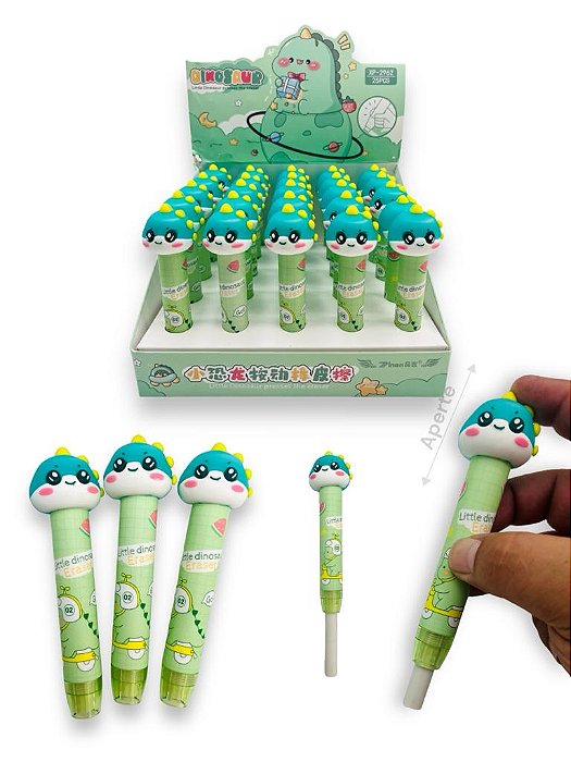 BORRACHA RETRATIL DINO - UNIDADE