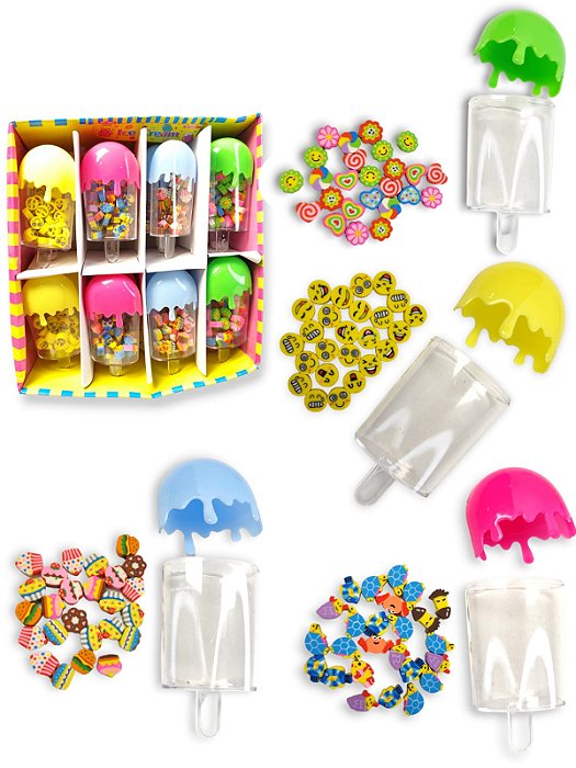 BORRACHAS MICRO DIVERTIDAS / UNIDADE