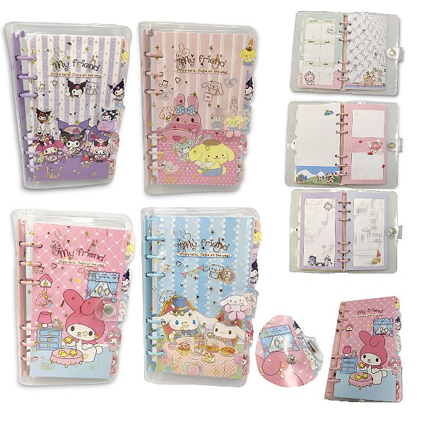 MINI FICHARIO SANRIO - UNIDADES - MODELOS DIVERSOS