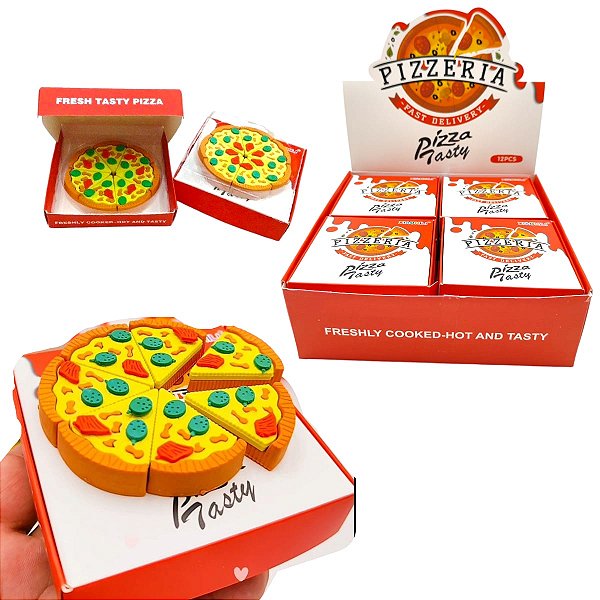 BORRACHA CAIXINHA DE PIZZA - UNIDADE