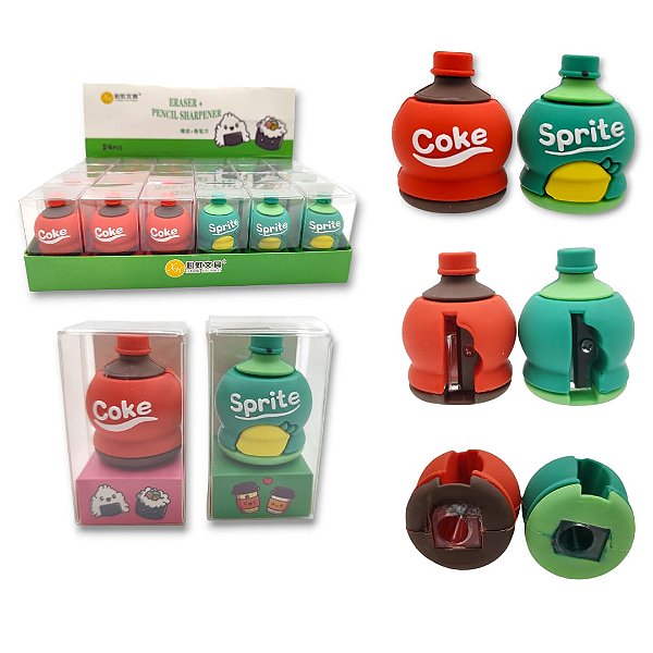 APONTADOR COKE E SPRITE - 2 PEÇAS