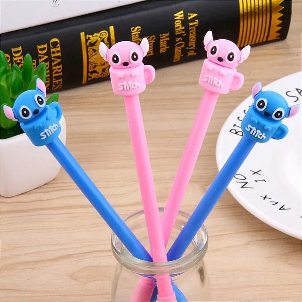 CANETA GEL CANEQUINHA STITCH  ( SELECIONAR QUANTIDADE)