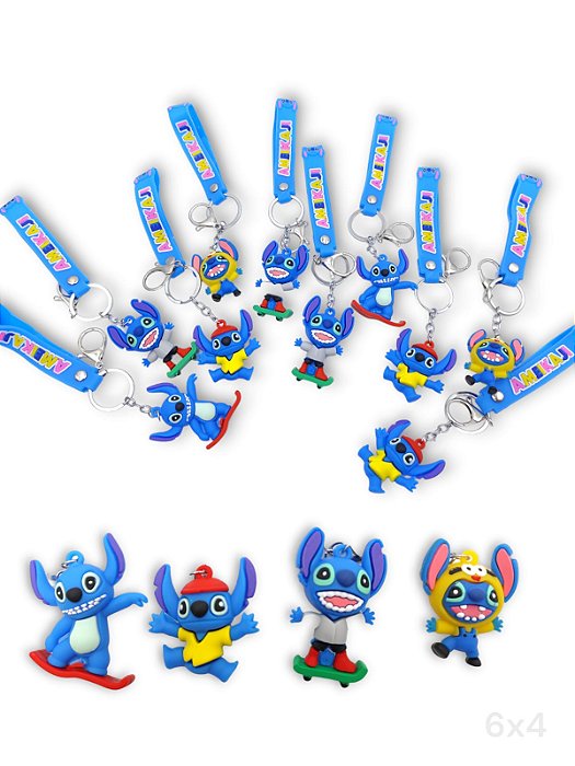 CHAVEIRO STITCH MODELOS DIVERSOS TAM P - UNIDADE