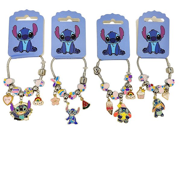 PULSEIRA BERLOQUES LUXO STITCH - UNIDADE - MODELOS DIVERSOS