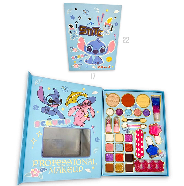 PALETA DE MAQUIAGEM STITCH AZUL