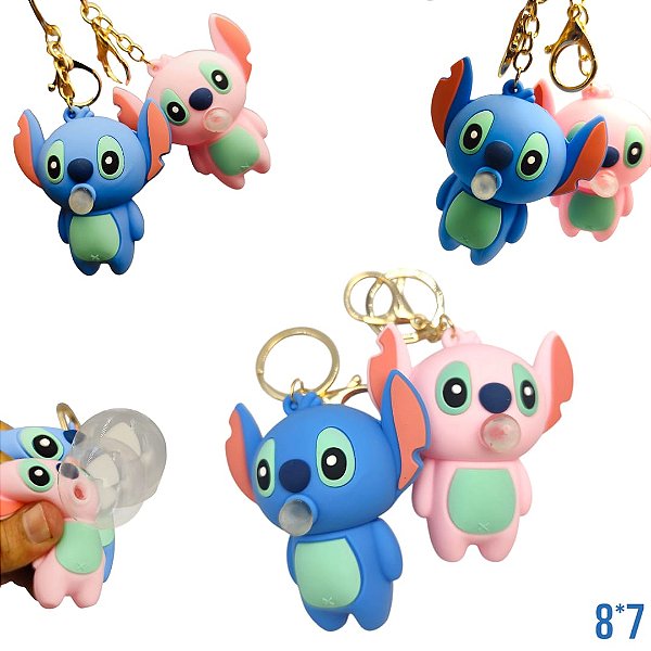 CHAVEIRO DE SILICONE STITCH CHICLETINHO - UNIDADE / CORES DIVERSAS