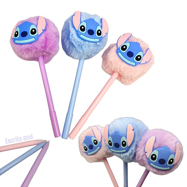 CANETA GEL POMPOMZÃO MEU MOSNTRINHO FAVORITO - STITCH