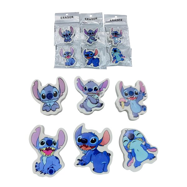 BORRACHA RECORTADA STITCH - UNIDADE
