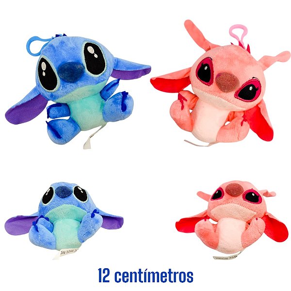 CHAVEIRO DE PELUCIA STITCH - SELECIONAR MODELO - UNIDADE