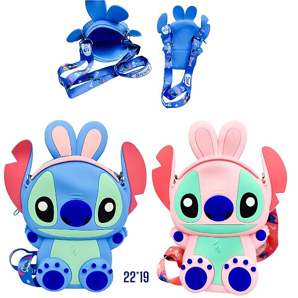 BOLSA DE SILICONE STITCH COELHINHO - ( MODELO GRANDE)
