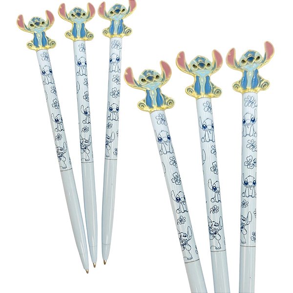 CANETA METAL LUXO STITCH - UNIDADE