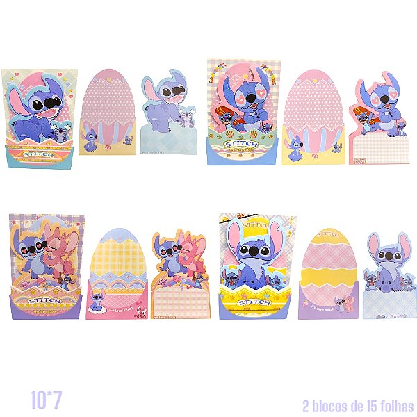 SUPER PROMO - LEMBRETE AUTOCOLANTE STITCH OVO STITCH- UN