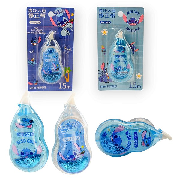 FITA CORRETIVA COM AGUA E GLITTER STITCH - UN