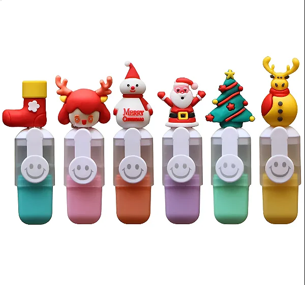 MARCA TEXTO NATAL - 6 CORES