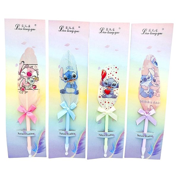 CANETA PENA STITCH - CORES DIVERSAS