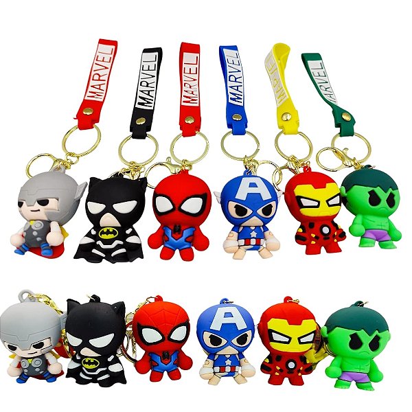 CHAVEIRO LUXO GRANDE HEROIS - 6 PEÇAS