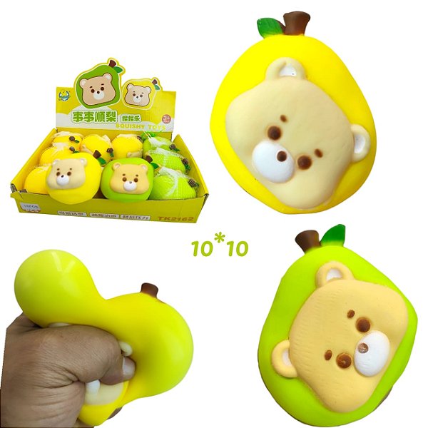 SQUISHY DE APERTAR ANTI STRESS - PERA CUTE