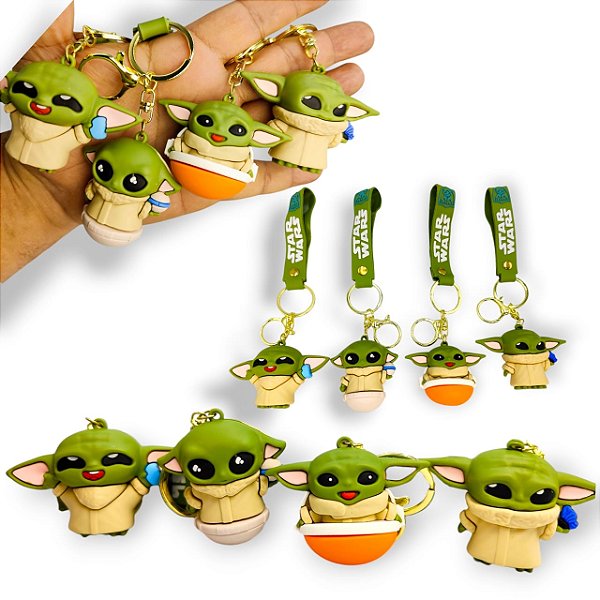 CHAVEIRO FUNKO YODA BABY GRANDE- UNIDADE MODELOS DIVERSOS