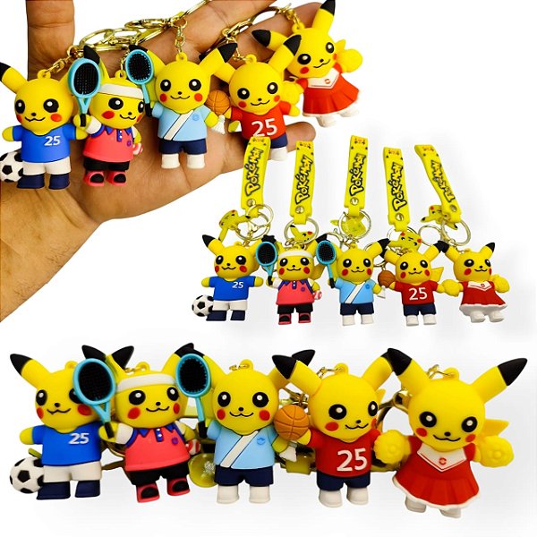 CHAVEIRO FUNKO POKEMON ESPORTIVO-  UNIDADE MODELOS DIVERSOS