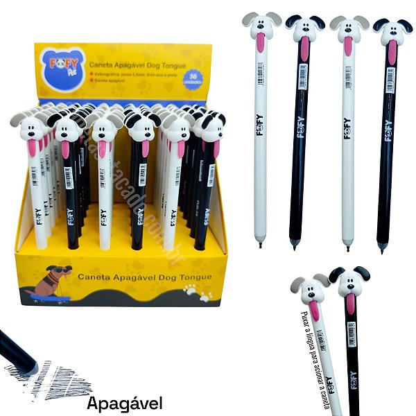 CANETA GEL DOG LINGUINHA - SELECIONAR QUANTIDADE