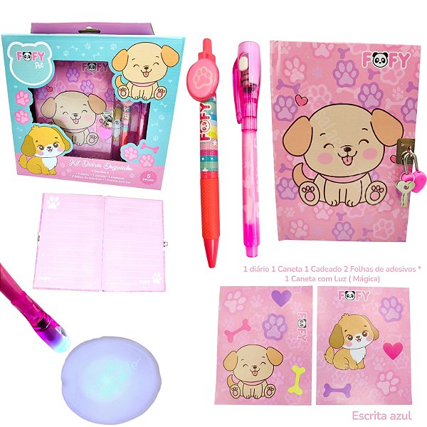 KIT DIARIO CACHORRINHO