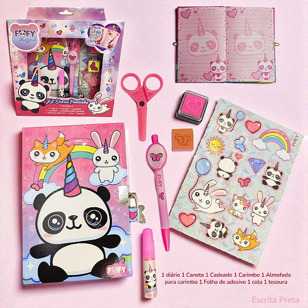 KIT DIÁRIO PANDA