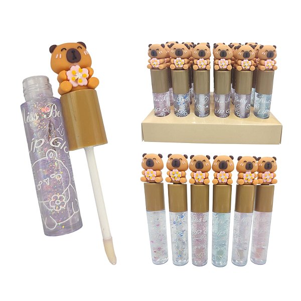 LIP TINT CAPIVARA COM FLOR